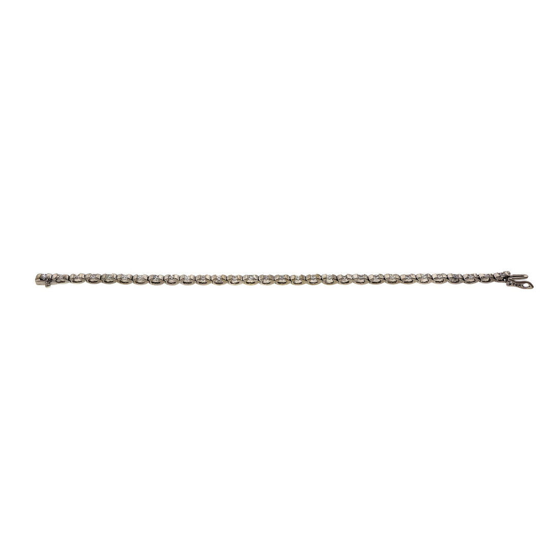Peter Suchy Princess Cut Diamond Bracelet 14k White Gold 2.90ct – image 2