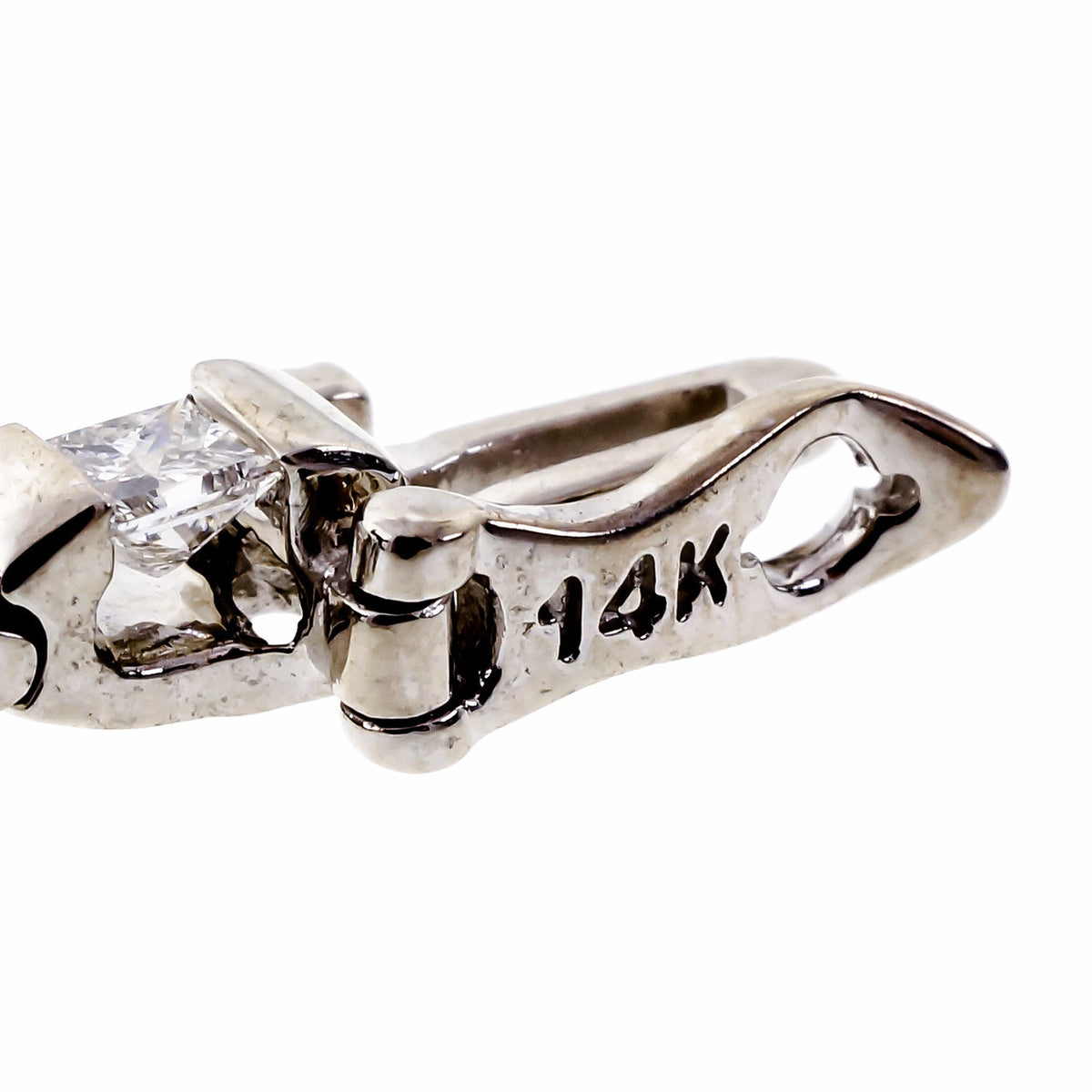 Peter Suchy Princess Cut Diamond Bracelet 14k White Gold 2.91ct – image 5