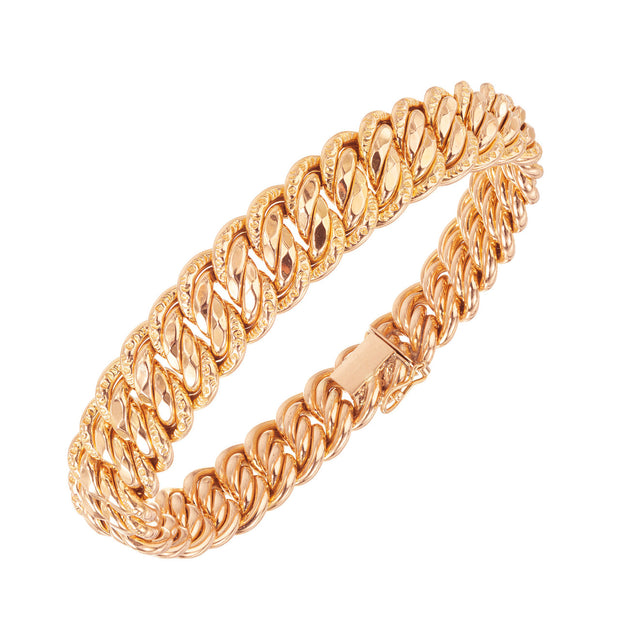 Vintage 18k Gold Link Bracelet