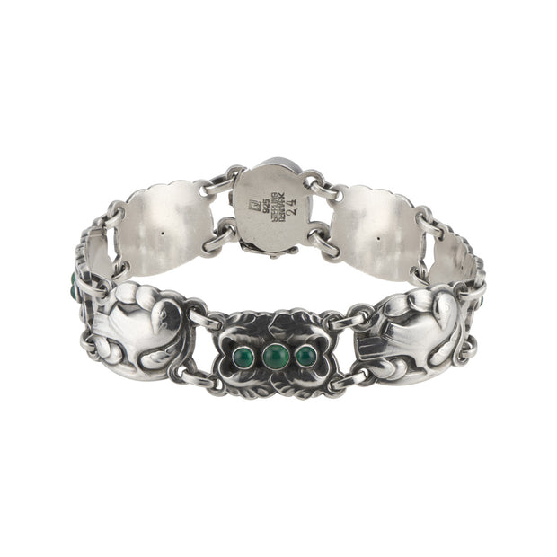 George Jensen Agate Sterling Silver Bracelet