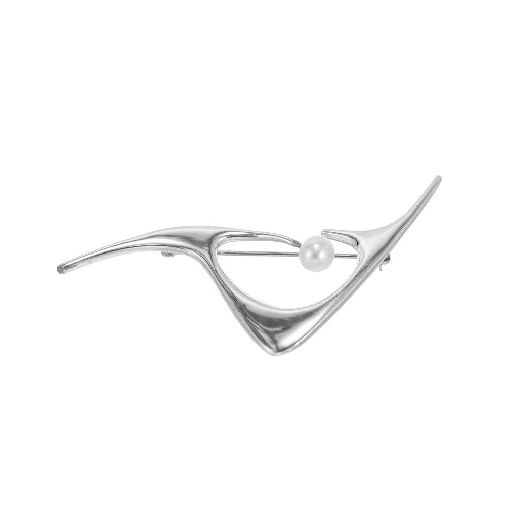 Ed Weiner Pear Sterling Silver Brooch – image 2