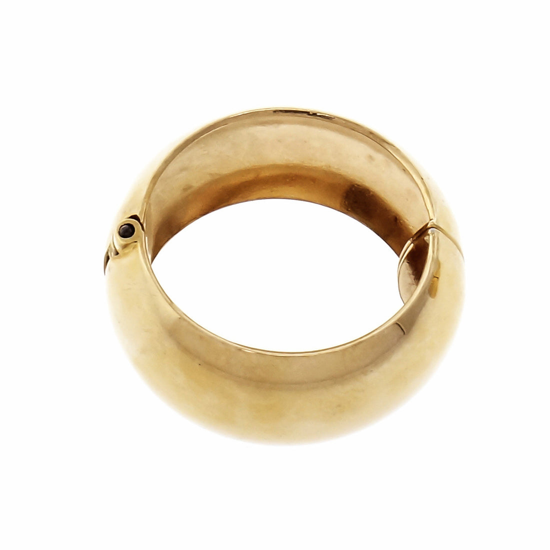 14k Yellow Gold Clip On Hoop Earrings – image 2