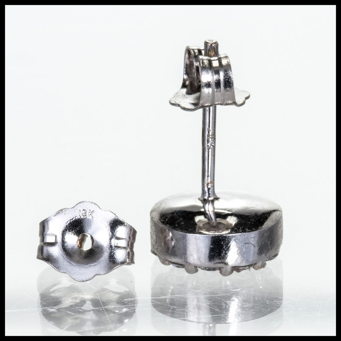 Hearts On Fine Dream Fulfillment 1.00ct 18k White Gold Diamond Halo Earrings – image 4