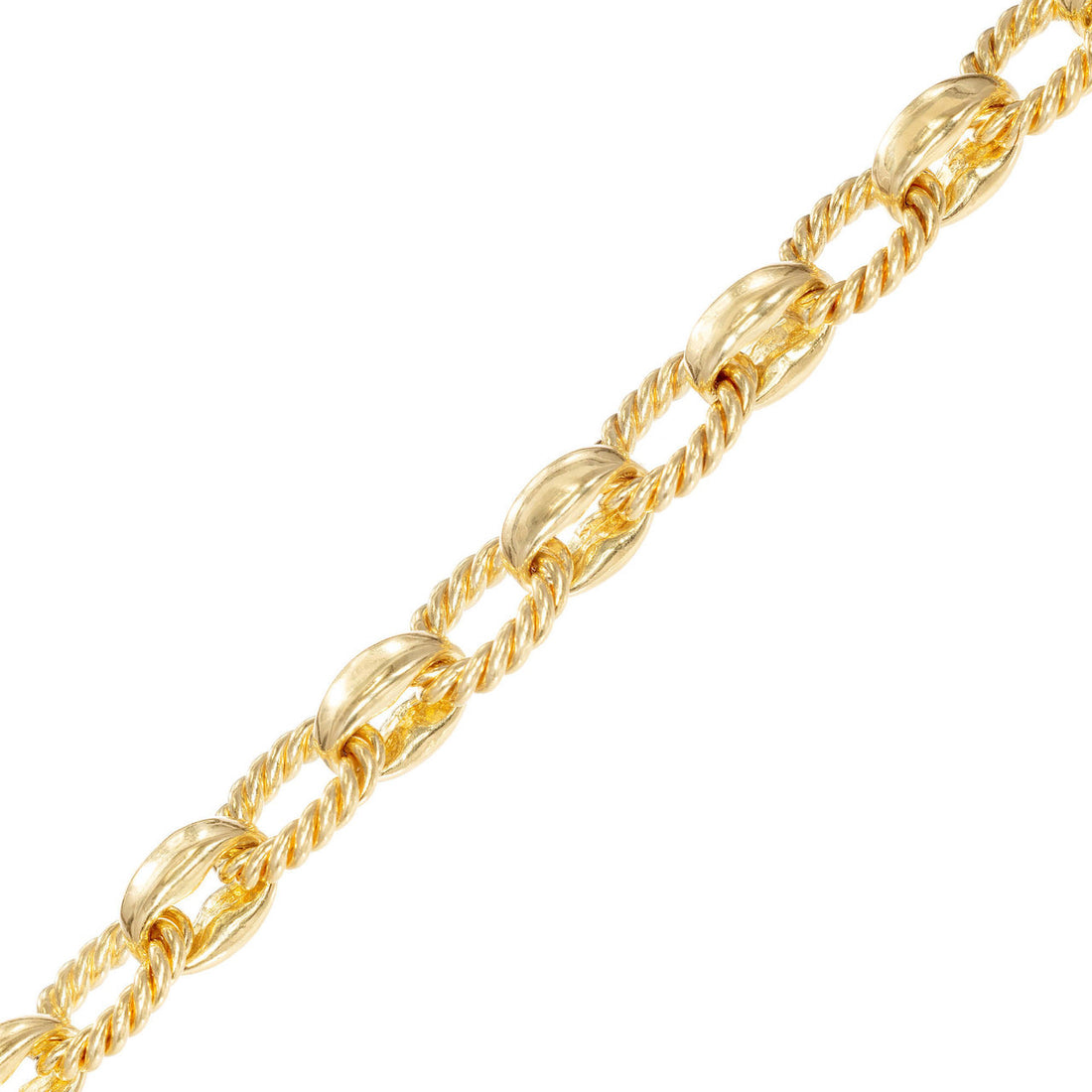 Peter Suchy Fancy Yellow Gold Link Chain Necklace – image 3