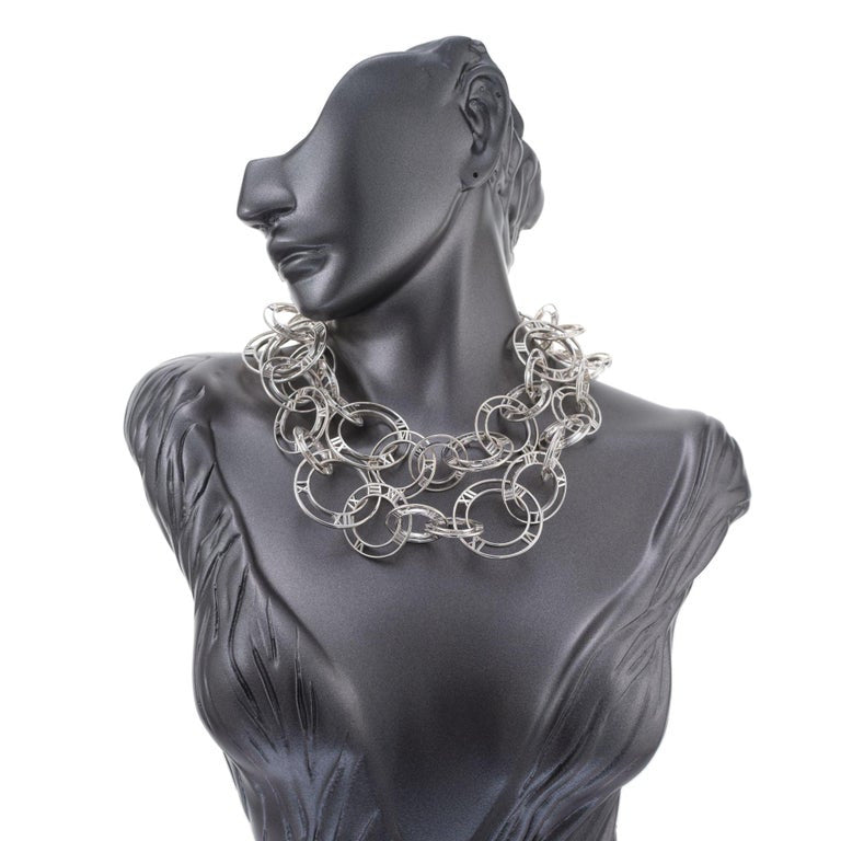 Tiffany & Co Sterling Silver Atlas Necklace – image 4