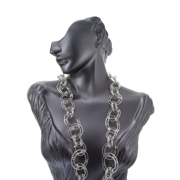 Tiffany & Co Sterling Silver Atlas Necklace – image 5
