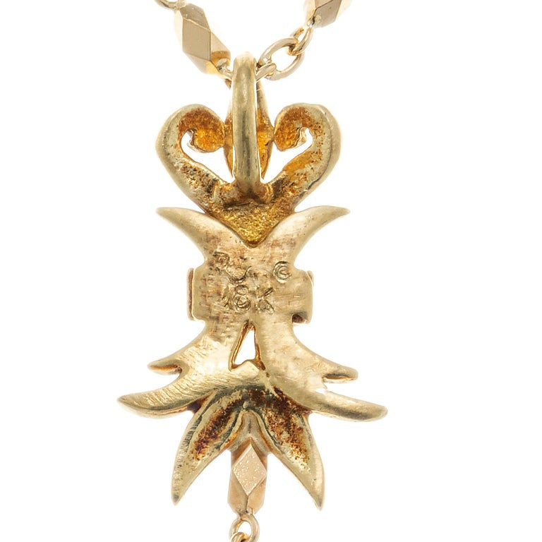 Robin Rotenier Smoky Quartz Yellow Gold Pendant Necklace – image 5