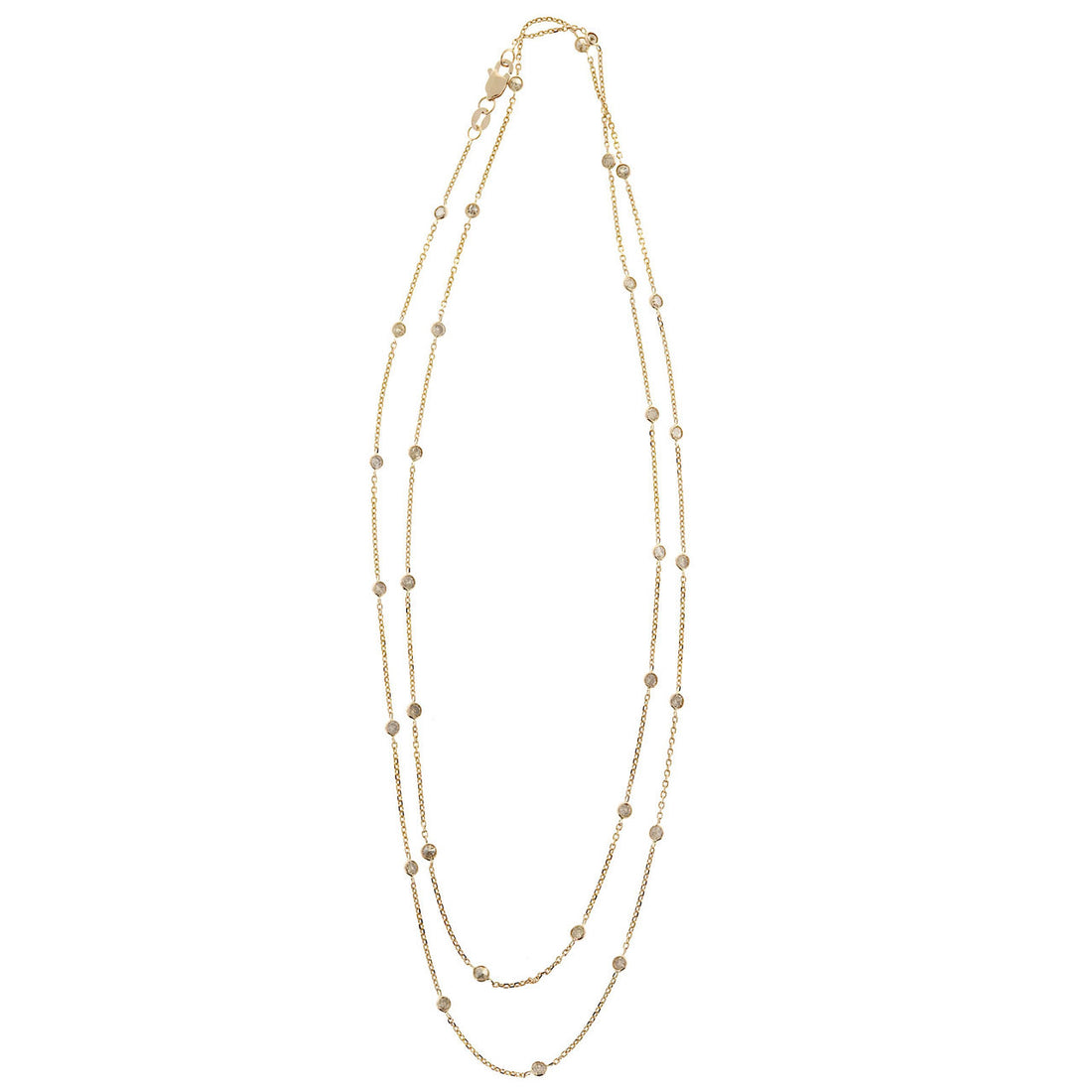 Peter Suchy 2.24ct Diamond Pink Brown 14k Round Necklace – image 6