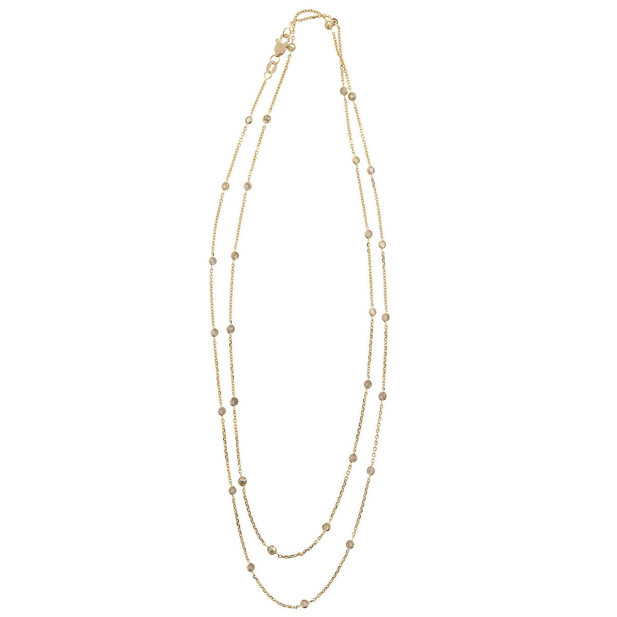 Peter Suchy 2.24ct Diamond Pink Brown 14k Round Necklace – image 6