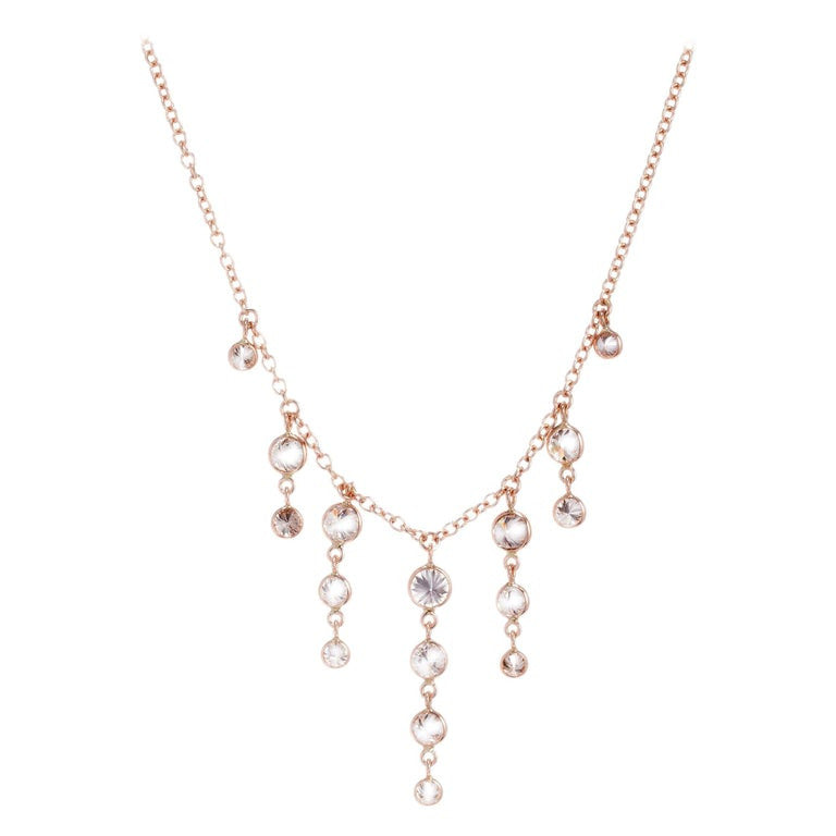 Peter Suchy 2.44 Carat Light Brown Diamond Gold Necklace