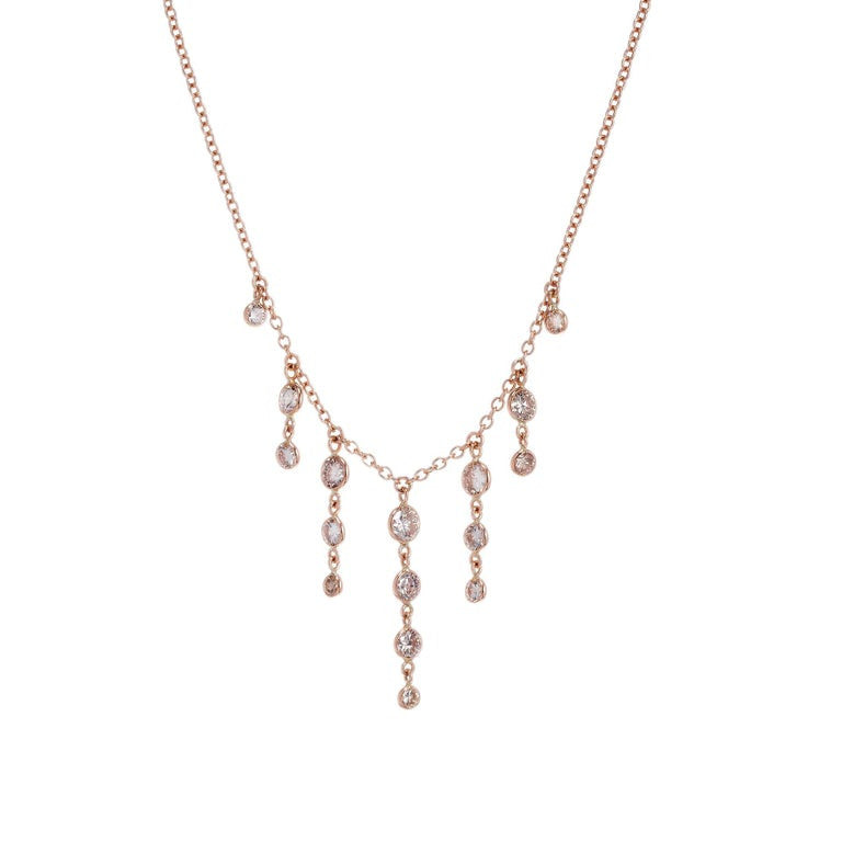 Peter Suchy 2.44 Carat Light Brown Diamond Gold Necklace – image 3