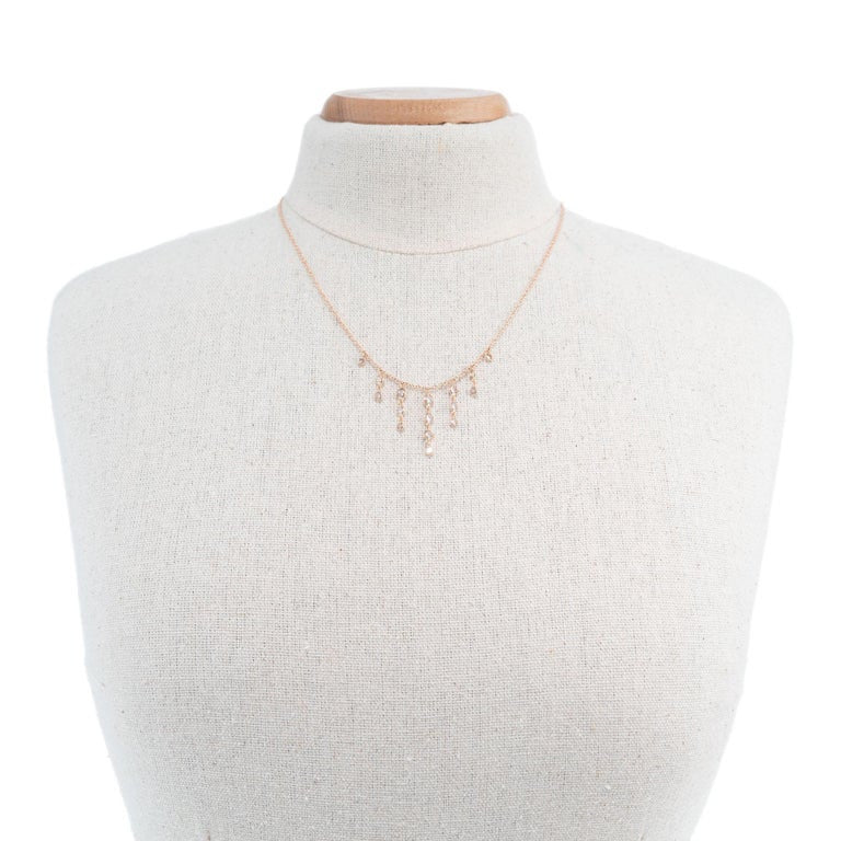 Peter Suchy 2.44 Carat Light Brown Diamond Gold Necklace – image 5