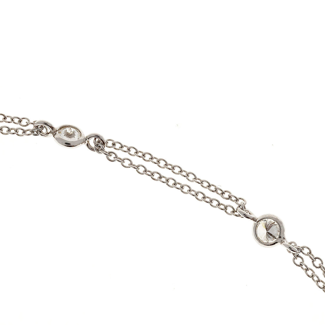 Infinity Diamond 1.45ct 18 Inch 14k White Gold Necklace – image 4