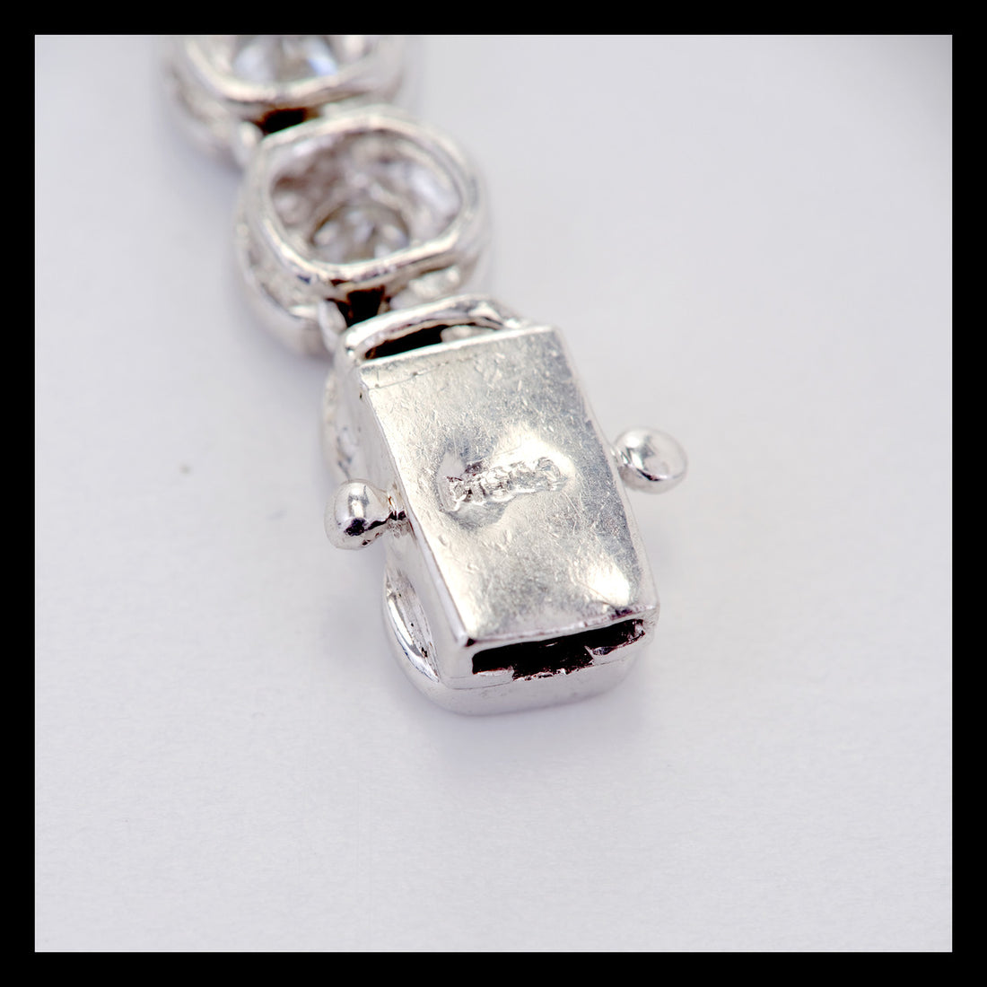 EGL 12.03 Carat Diamond Bezel Set Platinum Tennis Necklace – image 5