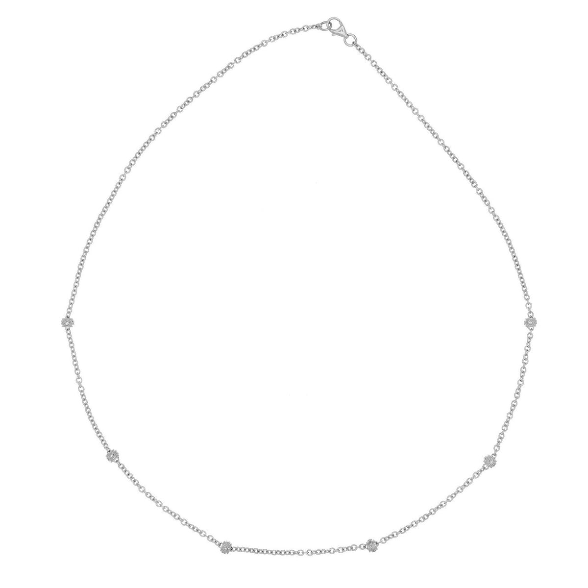 .30 Carat Diamond White Gold Necklace – image 2
