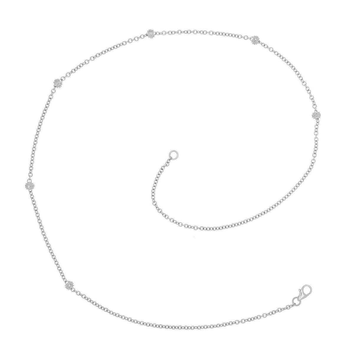 .30 Carat Diamond White Gold Necklace – image 3