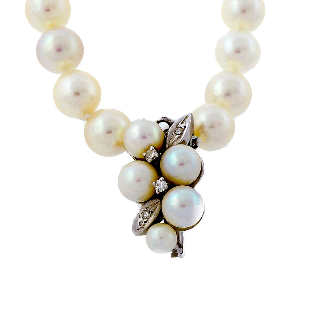 Vintage Estate 30 Inch Cultured Japanese Akoya 7.5mm Pearl Y Style Necklace – image 4