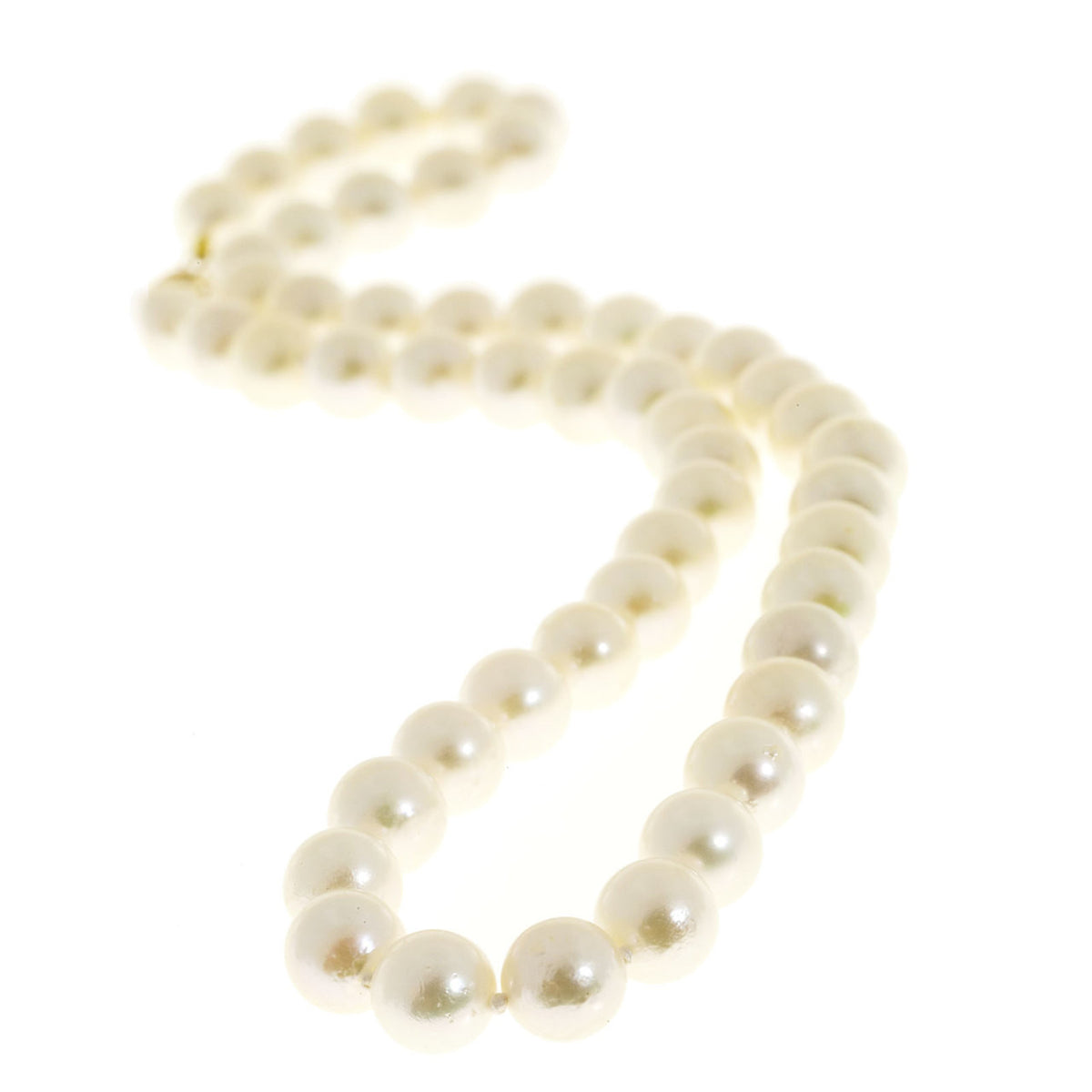 Vintage AA Grade 16 Inch 7 To 7.5mm Japanese Akoya Cultured 51 Pearl Necklace – image 9