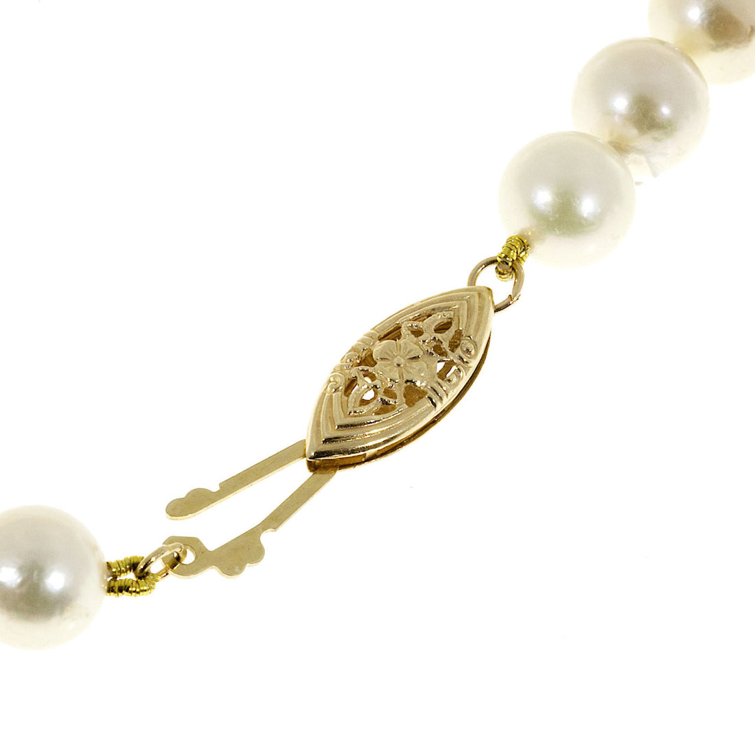 Vintage AA Grade 16 Inch 7 To 7.5mm Japanese Akoya Cultured 51 Pearl Necklace – image 10