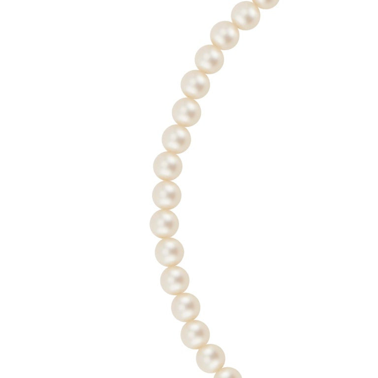 Cultured Pearl Yellow Gold Necklace – image 4