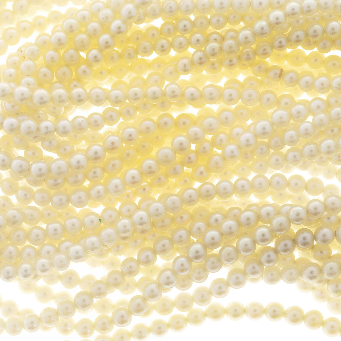 Estate 18k Gold 13 Strand Akoya Pearl Necklace Multicolor Enameled Center Link – image 7