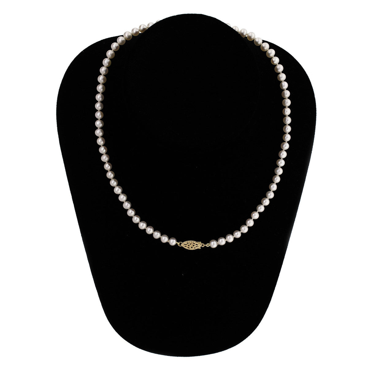 Fresh water 16-inch cultured Pearl necklace – image 6