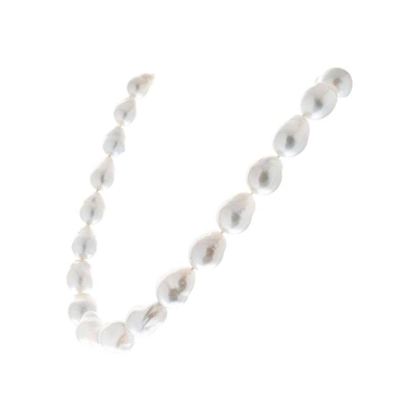 Mikimoto Baroque South Sea Pearl Gold Necklace – image 2