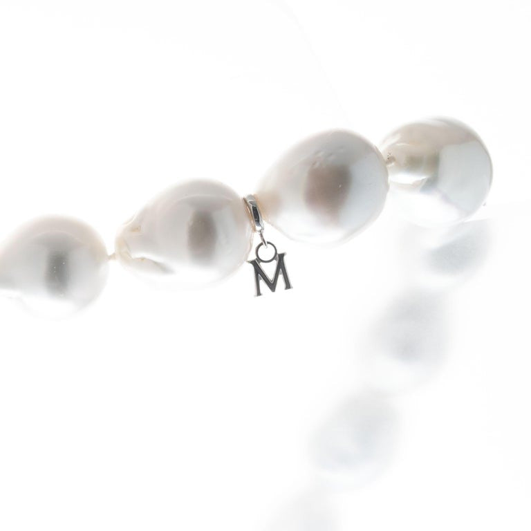 Mikimoto Baroque South Sea Pearl Gold Necklace – image 3