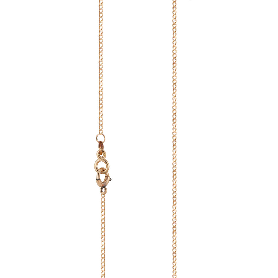 Vintage Estate Pink Gold .025ct Diamond 8 Natural Pearl 10k Retro Deco Pendant – image 3