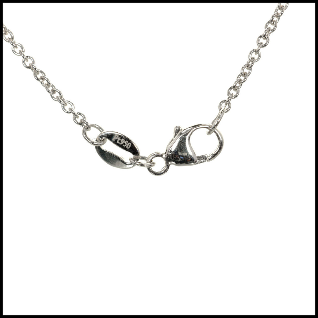 Peter Suchy GIA Certified 2.84 Carat Sapphire Diamond Platinum Pendant Necklace – image 4