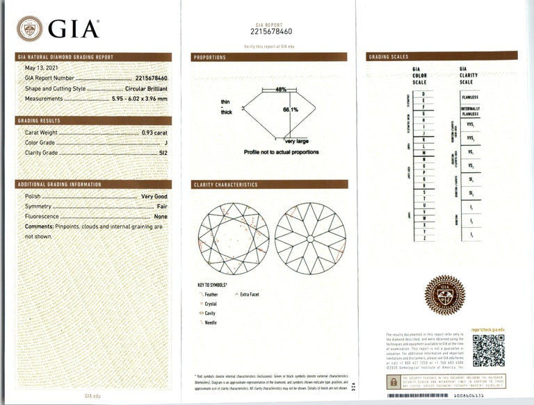 Peter Suchy GIA Certified .93 Carat Yellow Gold Pendant Necklace – image 4