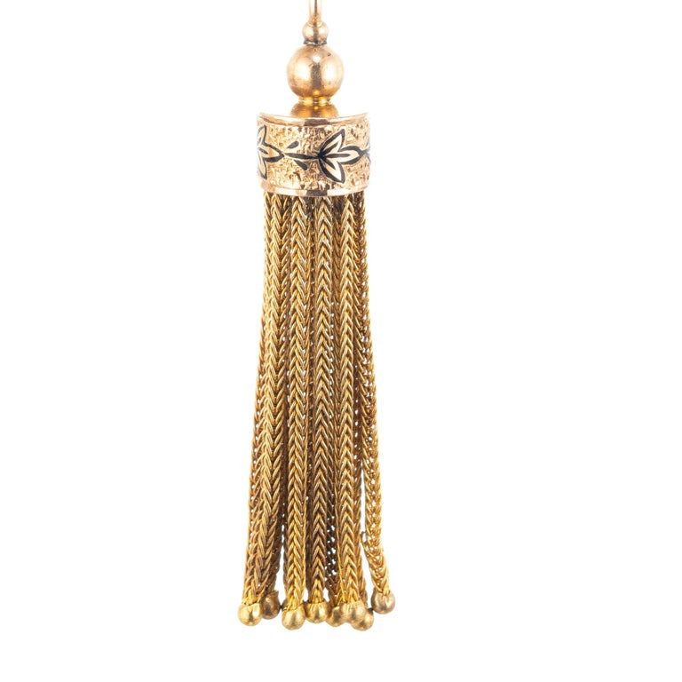 Victorian Pearl Rose Yellow Gold Brooch Pendant Necklace – image 4