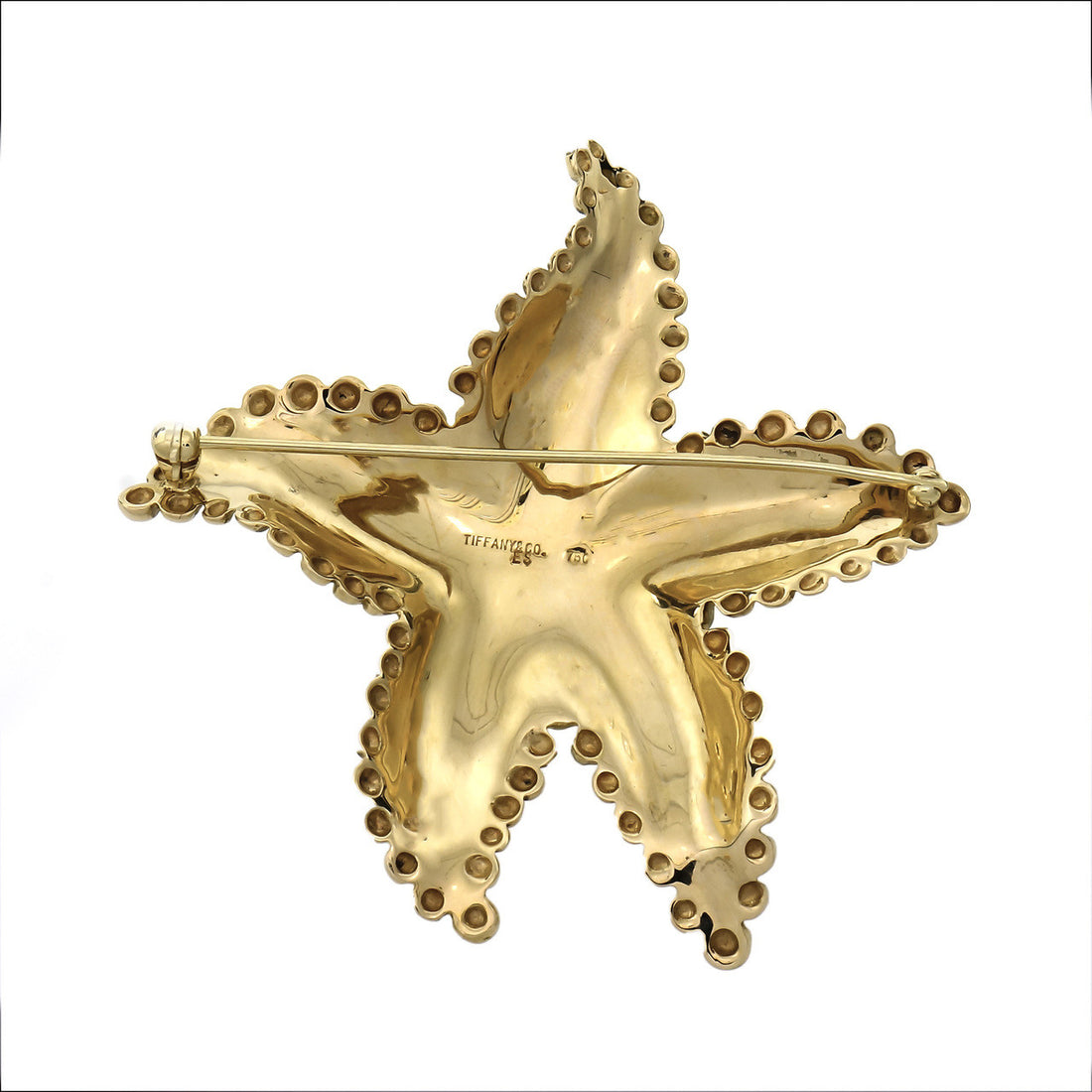 Tiffany &amp; Co Yellow Gold Large Starfish Brooch – image 2