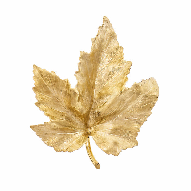 Tiffany & Co Leaf Branch Italy 18k Yellow Gold