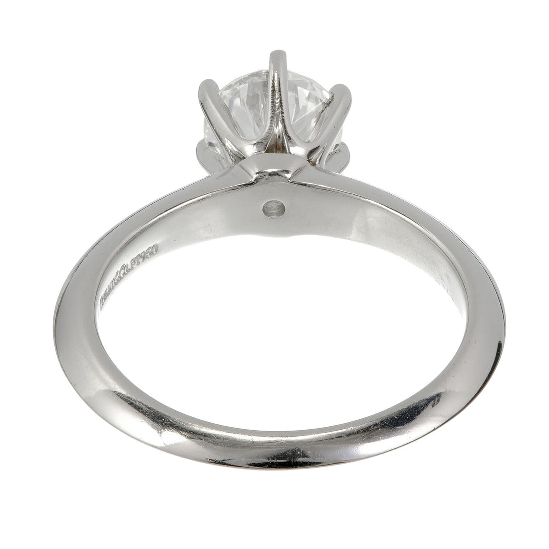 Authentic Tiffany & Co Platinum Engagement Ring GIA Certified Diamond – image 13