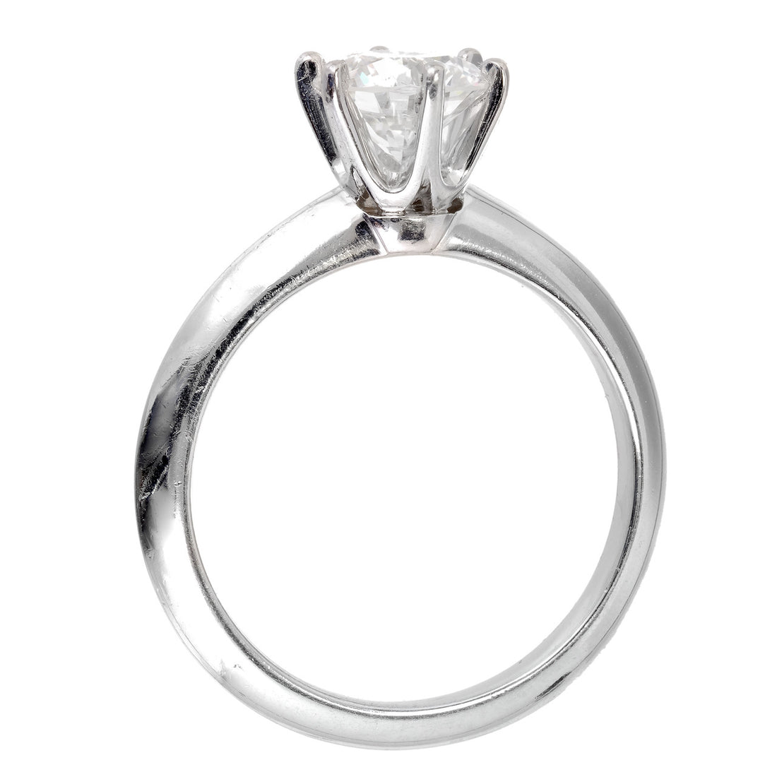 Authentic Tiffany & Co Platinum Engagement Ring GIA Certified Diamond – image 15
