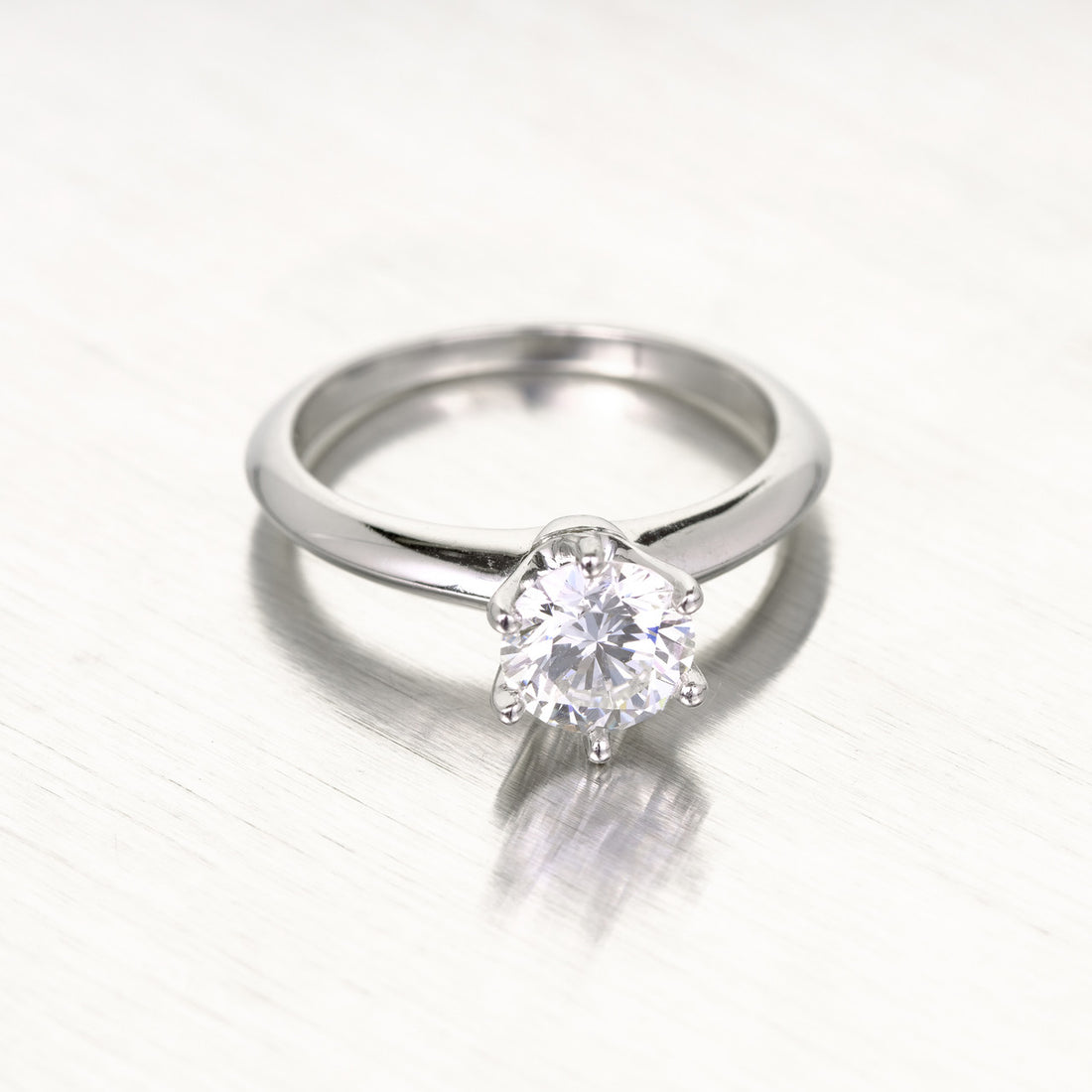 Authentic Tiffany & Co Platinum Engagement Ring GIA Certified Diamond – image 17