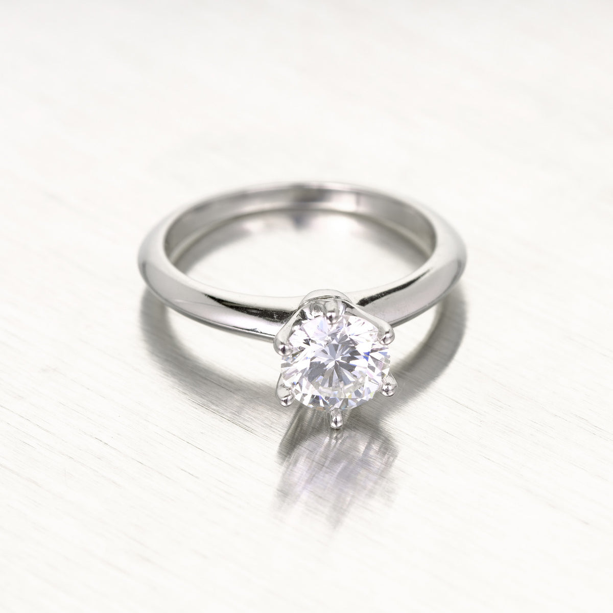 Authentic Tiffany & Co Platinum Engagement Ring GIA Certified Diamond – image 17