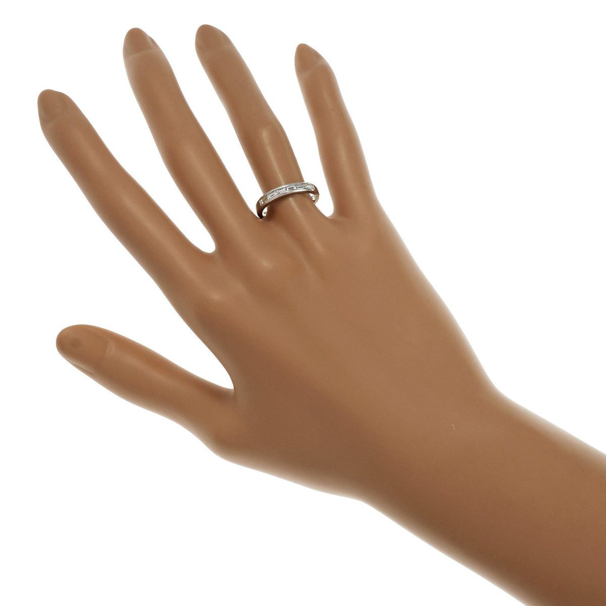 Jeff Cooper Straight Baguette Diamond Band Ring Platinum – image 6