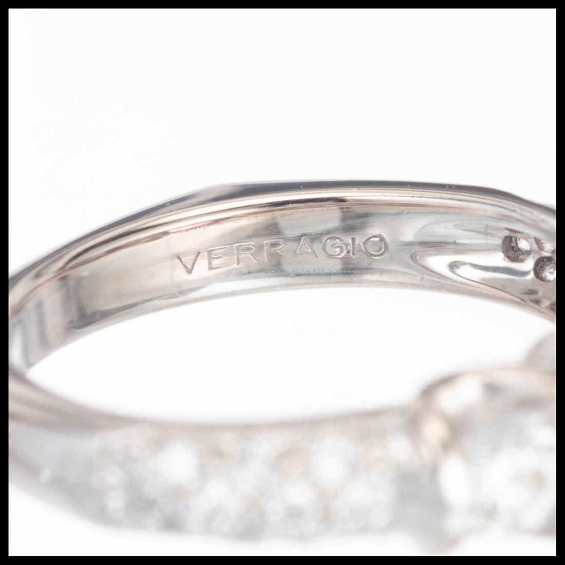 Verragio GIA Certified 1.60 Carat Pink Sapphire Diamond Gold Engagement Ring – image 5