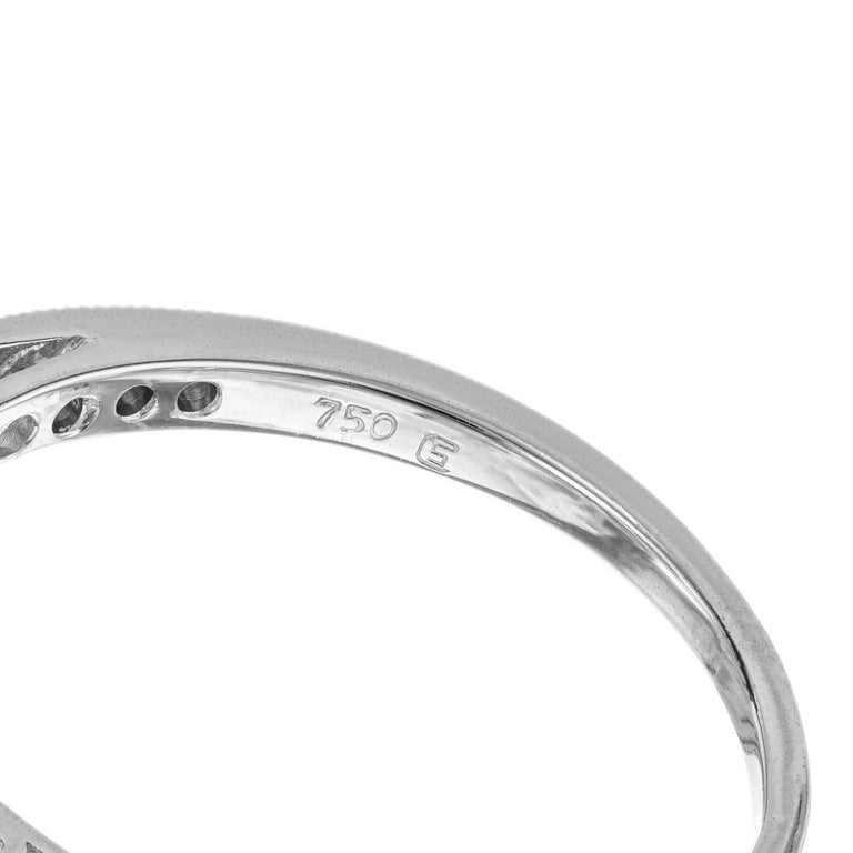 GIA 2.52 Carat Oval Ceylon Sapphire Diamond Halo White Gold Engagement Ring – image 6