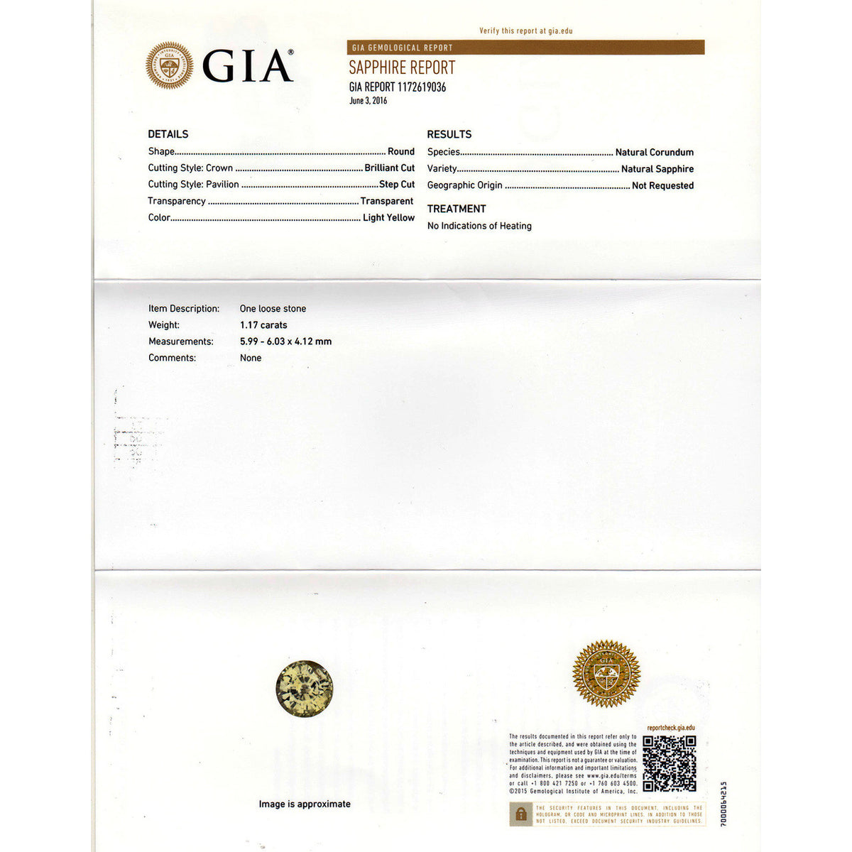GIA Certified 1.17 Carat Light Yellow Sapphire Diamond Gold Engagement Ring – image 5