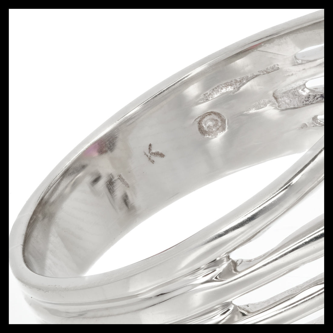 2.50 Carat Marquise Amethyst Diamond Halo Gold Cocktail Ring – image 4
