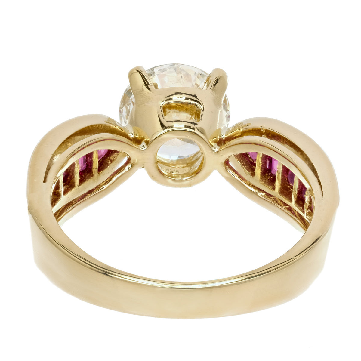 Peter Suchy GIA Certified Engagement Ring 1.59ct 18k Gold Natural Ruby – image 5