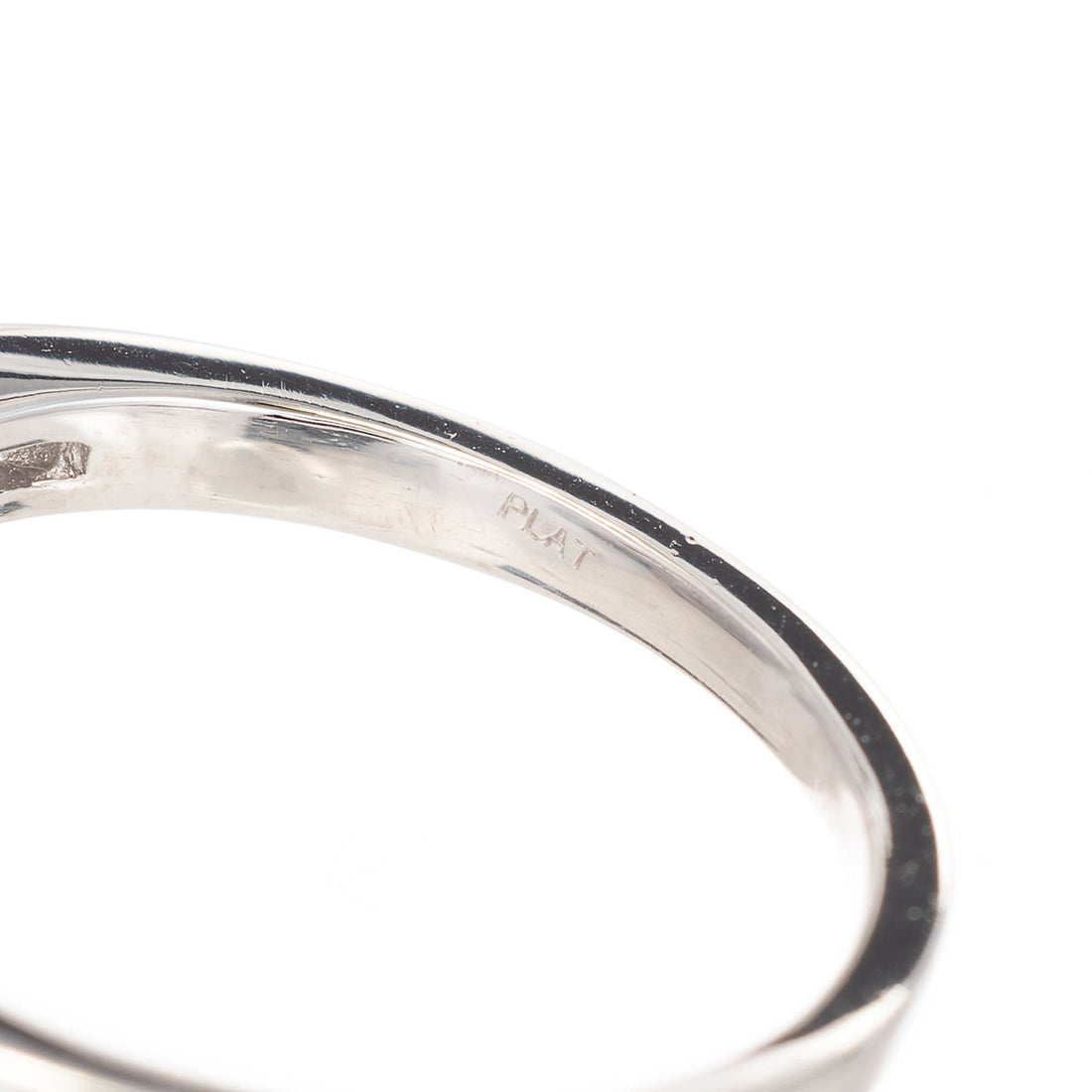 GIA Certified Pear Sapphire Diamond Swirl Bypass Platinum Cocktail Ring – image 4