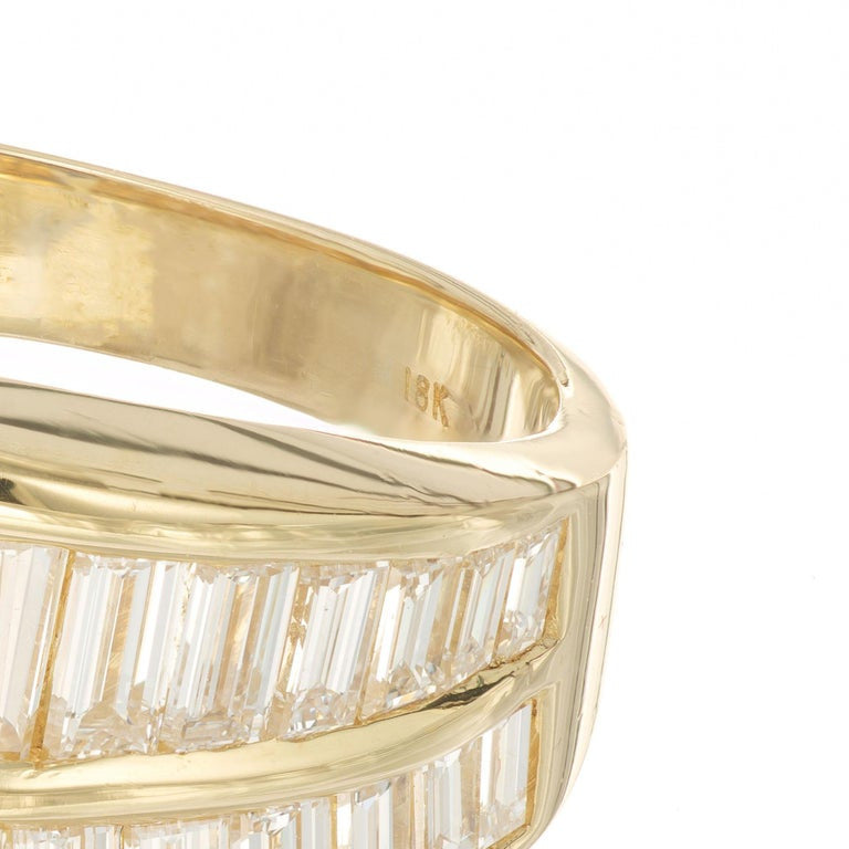 Peter Suchy GIA Certified 2.49 Carat Sapphire Diamond Yellow Gold Cocktail Ring – image 7