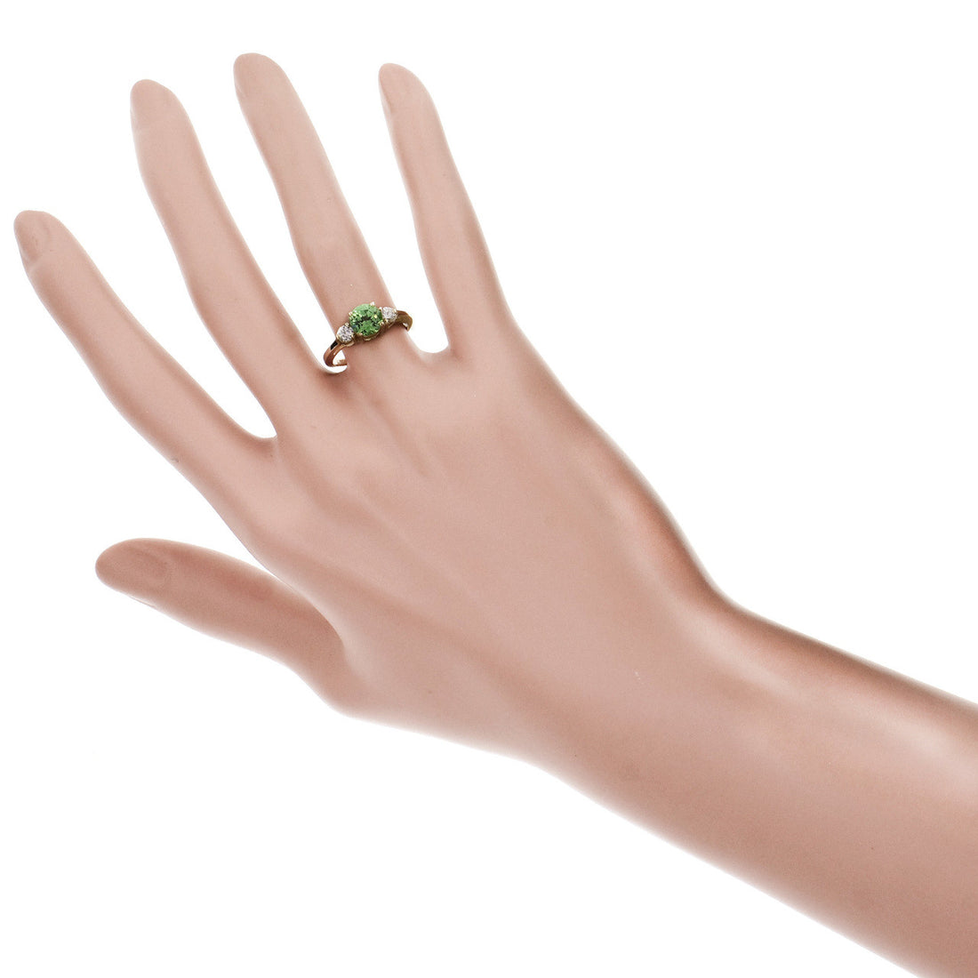 Peter Suchy Tsavorite Diamond Garnet Ring 14k Gold – image 6