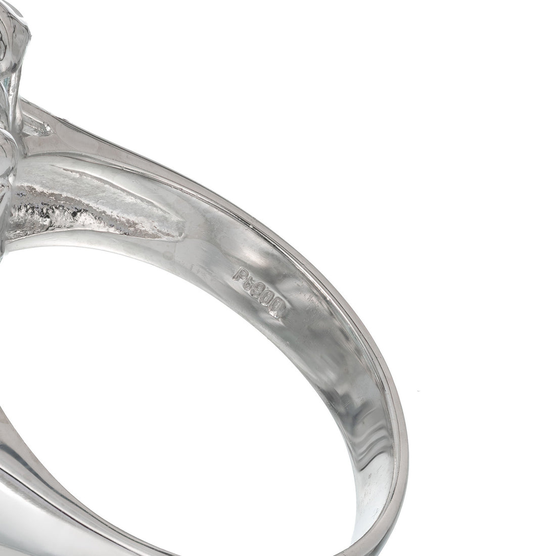 16.11 Carat Aquamarine Diamond Platinum Cocktail Ring – image 5