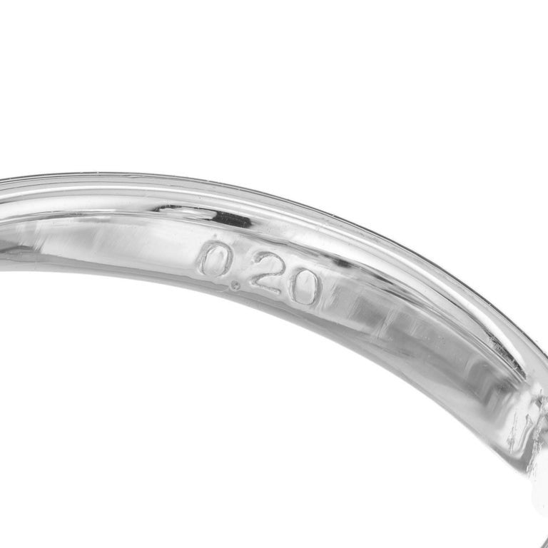 Tahitian Black South Sea Cultured Pearl Diamond Platinum Ring – image 7