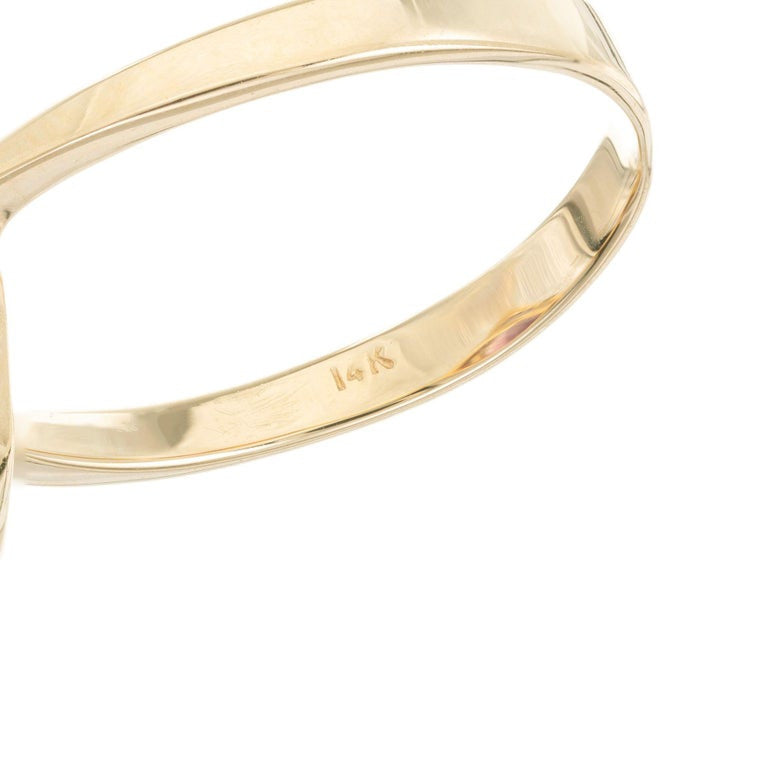 18.00 Carat Amethyst Yellow Gold Cocktail Ring – image 5